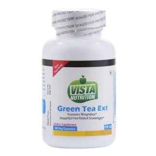 Vista Nutrition Green Tea Extract (250 mg), 60 capsules Unflavoured