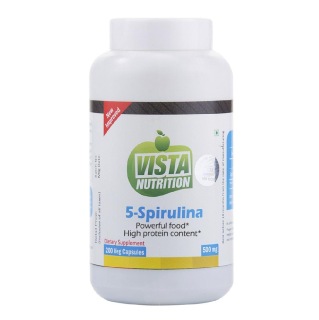 Vista Nutrition 5-Spirulina (500 mg), 200 capsules