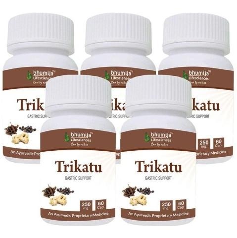 Bhumija Trikatu, 60 capsules - Pack of 5 Bhumija Trikatu, 60 capsules - Pack of 5