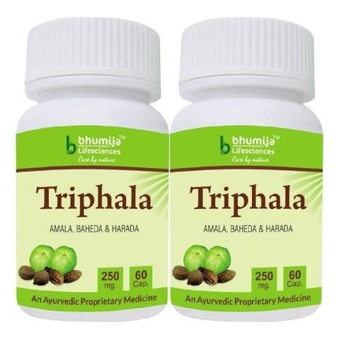 Bhumija Triphala, 60 capsules - Pack of 2 Bhumija Triphala, 60 capsules - Pack of 2