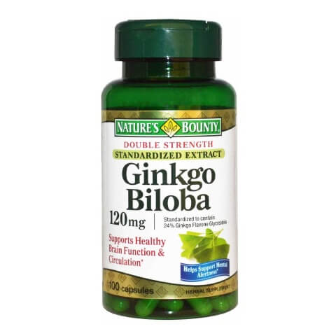 Nature's Bounty Ginkgo Biloba (120mg), 100 capsules Nature's Bounty Ginkgo Biloba (120mg), 100 capsules