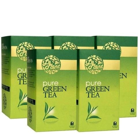 Laplant Pure Green Tea, 25 Piece(s)/Pack Unflavoured - Pack of 5 Laplant Pure Green Tea, 25 Piece(s)/Pack Unflavoured - Pack of 5