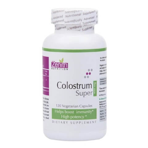 Zenith Nutrition Colostrum Super (400 mg),  120 capsules 