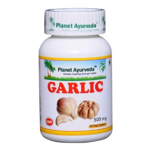 Planet Ayurveda Garlic (500 mg), 60 veggie capsule(s) Planet Ayurveda Garlic (500 mg), 60 veggie capsule(s)