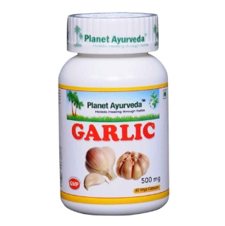 Planet Ayurveda Garlic (500 mg), 60 veggie capsule(s)