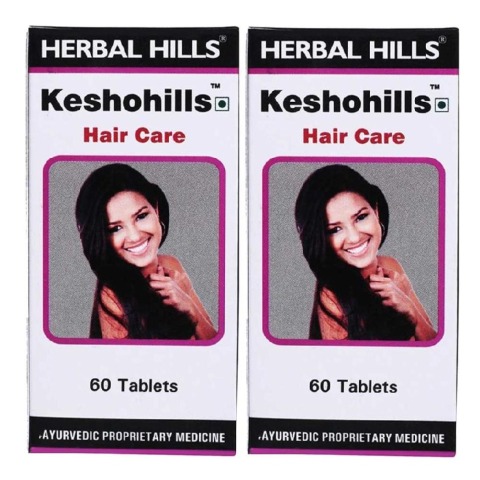 Herbal Hills Keshohills, 60 tablet(s) - Pack of 2 Herbal Hills Keshohills, 60 tablet(s) - Pack of 2