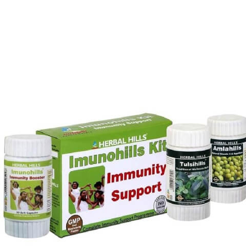 Herbal Hills Imunohills Kit (Imunohills,Tulsihills, Amlahills), 3 Piece(s)/Pack Herbal Hills Imunohills Kit (Imunohills,Tulsihills, Amlahills), 3 Piece(s)/Pack