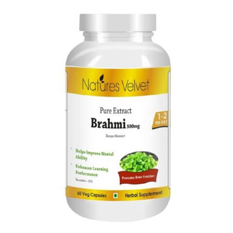 Natures Velvet Brahmi Pure Extract (500 mg), 60 capsules Natures Velvet Brahmi Pure Extract (500 mg), 60 capsules