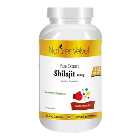 Natures Velvet Shilajit Pure Extract (500 mg), 60 capsules Natures Velvet Shilajit Pure Extract (500 mg), 60 capsules