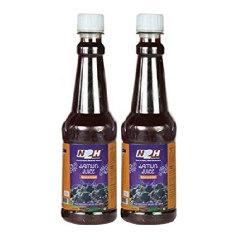 N2H Jamun Juice, Natural 500 ml - Pack of 2 N2H Jamun Juice, Natural 500 ml - Pack of 2