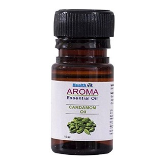 Healthvit Aroma Cardamom Oil, 15 ml for All Skin Types