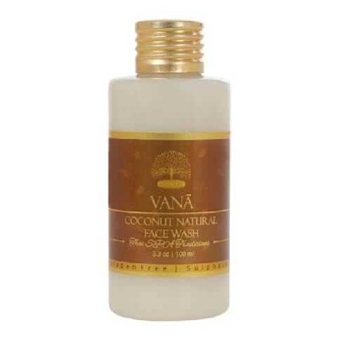 Vana Thai Spa Coconut Natural Face Wash,  100 ml  for All Skin Types 