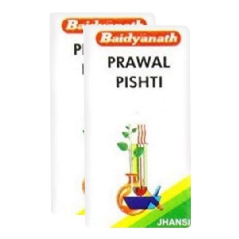 Baidyanath Prawal Pishti, 10 g - Pack of 2 Baidyanath Prawal Pishti, 10 g - Pack of 2