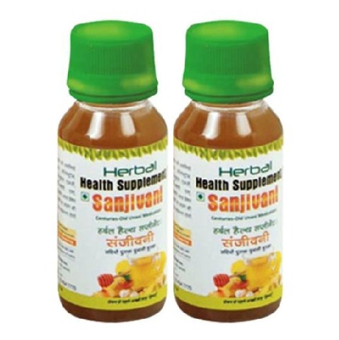 Herbal Health Supplement Sanjivani, 75 ml - Pack of 2 Herbal Health Supplement Sanjivani, 75 ml - Pack of 2