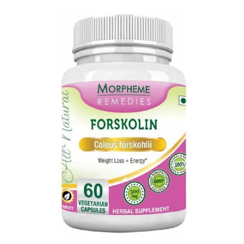 Morpheme Remedies Forskolin (500 mg), 60 veggie capsule(s) Unflavoured Morpheme Remedies Forskolin (500 mg), 60 veggie capsule(s) Unflavoured