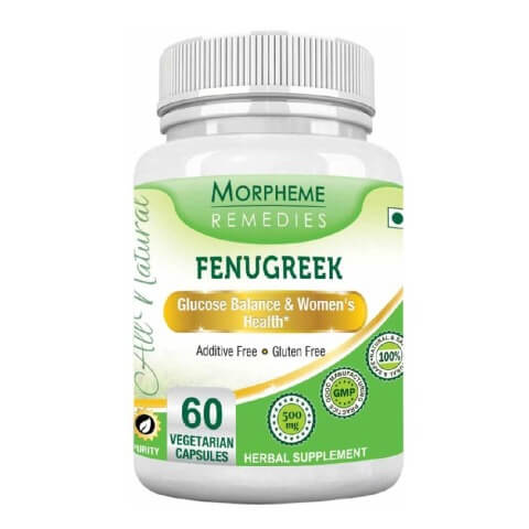 Morpheme Remedies Fenugreek (500 mg), 60 veggie capsule(s) Morpheme Remedies Fenugreek (500 mg), 60 veggie capsule(s)