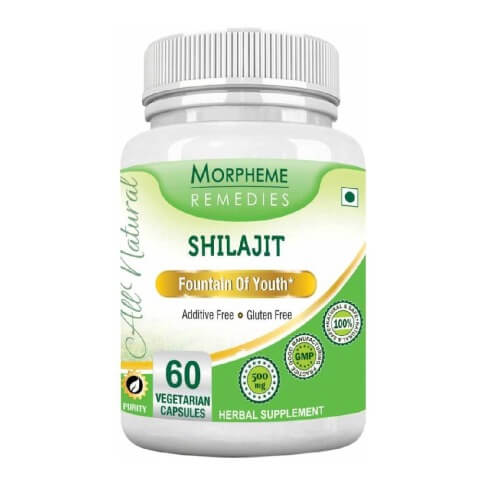 Morpheme Remedies Shilajit (500 mg), 60 veggie capsule(s) Morpheme Remedies Shilajit (500 mg), 60 veggie capsule(s)