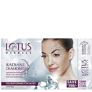 Lotus Herbals Radiant Diamond Facial Kit, 1 Piece(s)/Pack Radiance
