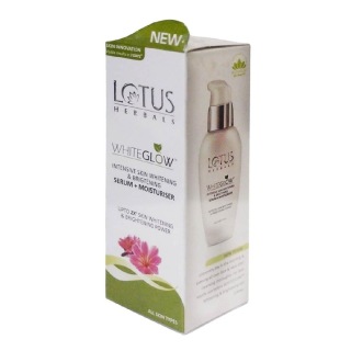 Lotus Herbals WhiteGlow Serum + Moisturiser, 30 ml for All Skin Types