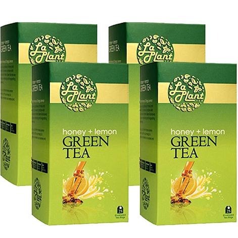 Laplant Green Tea, 25 Piece(s)/Pack Honey & Lemon - Pack of 4 Laplant Green Tea, 25 Piece(s)/Pack Honey & Lemon - Pack of 4