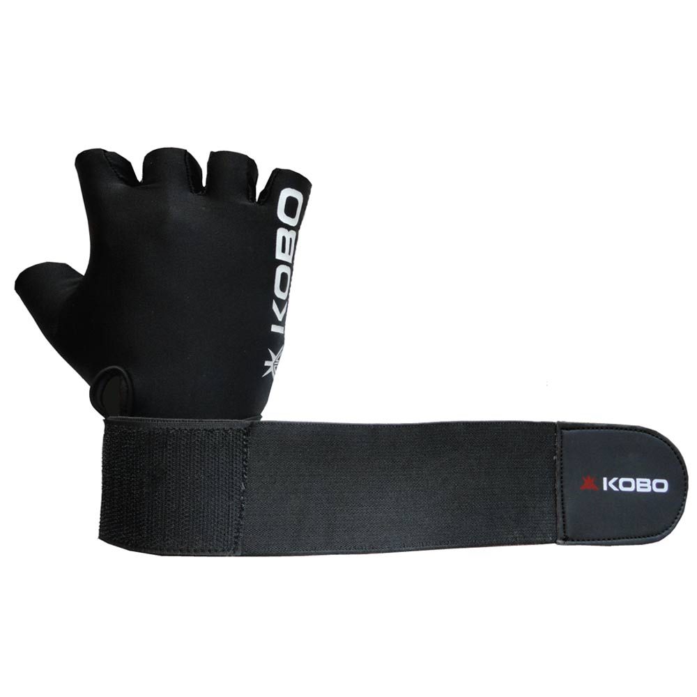 KOBO Weight Lifting Fitness Gym Gloves (WTG-09),  Black  Small 