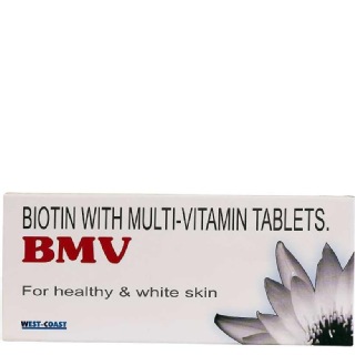 BMV Biotin Multivitamin, Unflavoured 30 tablet(s)