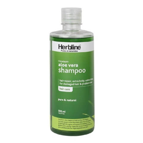 Herbline Himalayan Aloe Vera Shampoo,  500 ml  Pure & Natural 