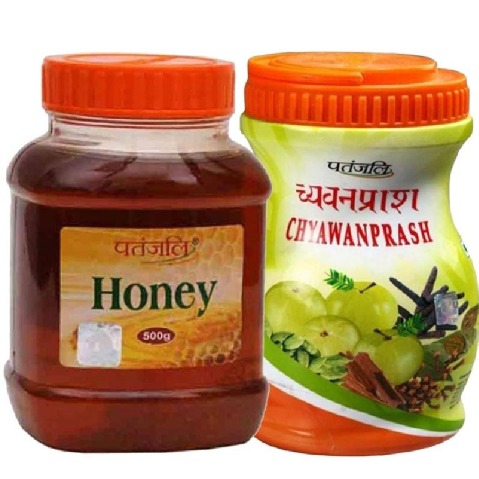 Patanjali Pure Honey + Chyawanprash Combo Patanjali Pure Honey + Chyawanprash Combo