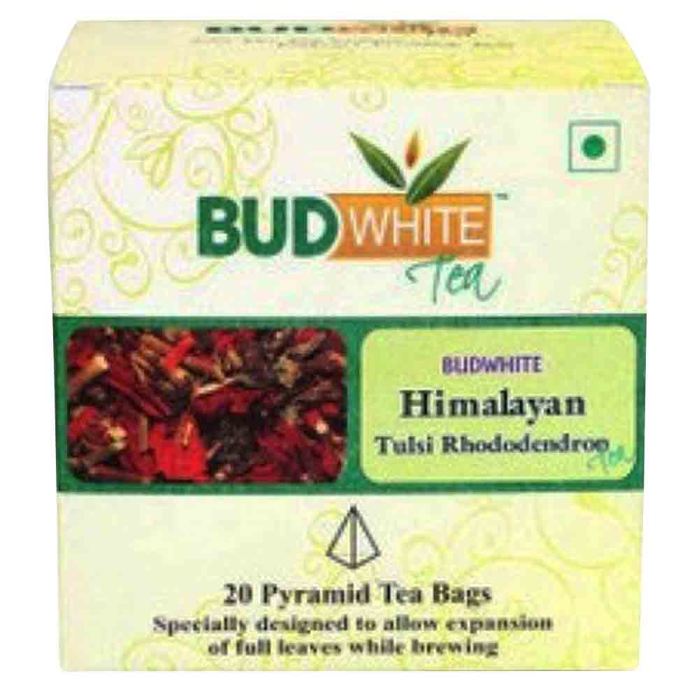 Budwhite Himalayan Tulsi RhododendronTea,  Natural  20 Piece(s)/Pack 
