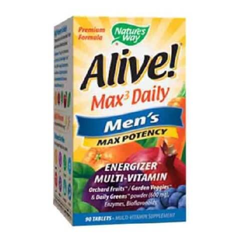 Nature's Way Alive! Men's Max Potency, Unflavoured 90 tablet(s) Nature's Way Alive! Men's Max Potency, Unflavoured 90 tablet(s)