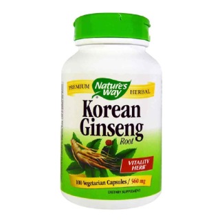 Nature's Way Korean Ginseng Root, 100 capsules