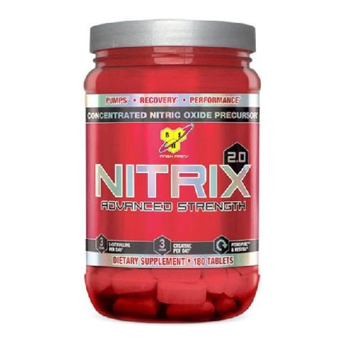 BSN Nitrix 2.0, 180 tablet(s) Unflavoured BSN Nitrix 2.0, 180 tablet(s) Unflavoured