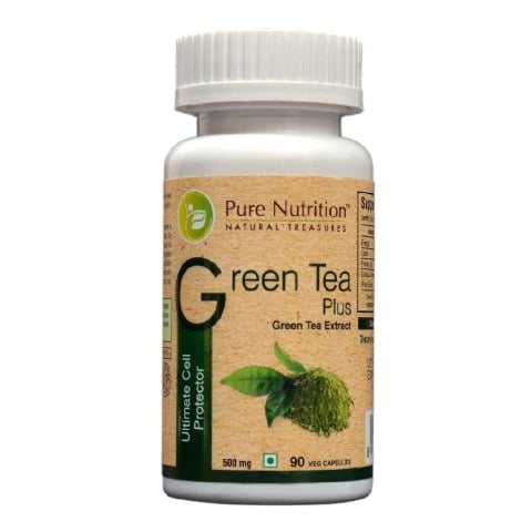 Pure Nutrition Green Tea Plus, 90 capsules Unflavoured Pure Nutrition Green Tea Plus, 90 capsules Unflavoured