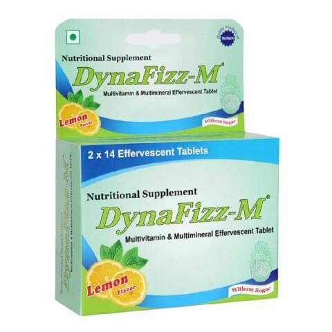 DynaFizz Multivitamin and Multimineral,  28 tablet(s)  Lemon 