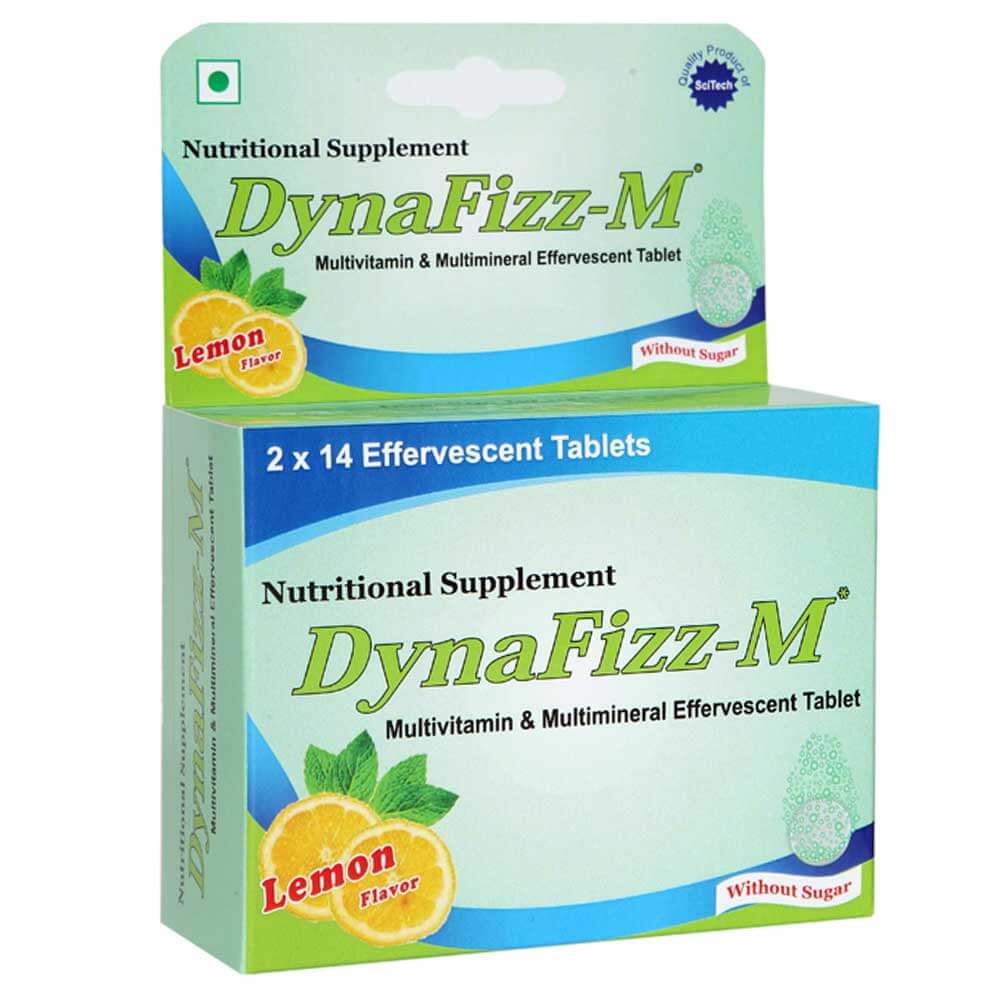 DynaFizz Multivitamin and Multimineral,  28 tablet(s)  Lemon 