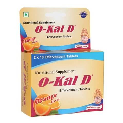 Okal D Calcium and Vitamin D3, Orange 20 tablet(s) Okal D Calcium and Vitamin D3, Orange 20 tablet(s)
