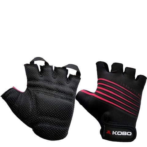 KOBO Weightlifting Gym Gloves (CG-02), Black Medium