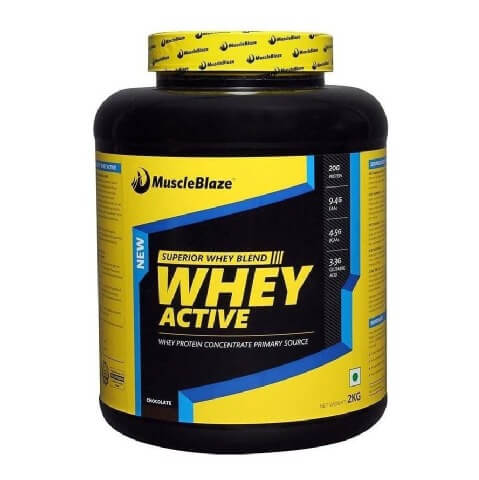 MuscleBlaze Whey Active SPL, 4.4 lb Chocolate (2Kg) MuscleBlaze Whey Active SPL, 4.4 lb Chocolate (2Kg)