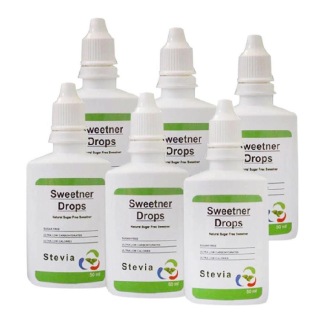 Healthfarm Stevia Sweetner Drops (Pack of 6), 50 ml
