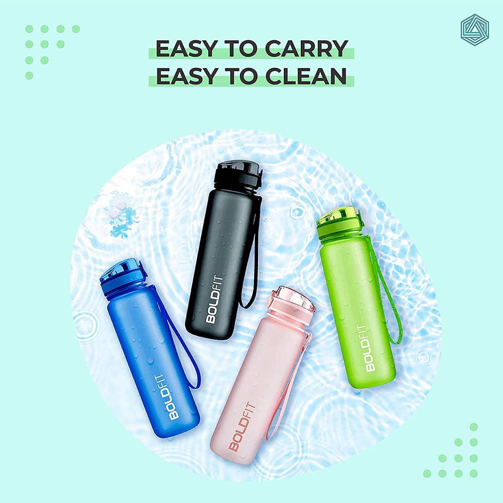 5 - Boldfit Aqua Water Bottle,  Blue  1 L 