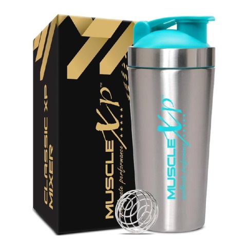 1 - MuscleXP Classic XP Stainless Steel Shaker Blender,  Blue  750 ml 