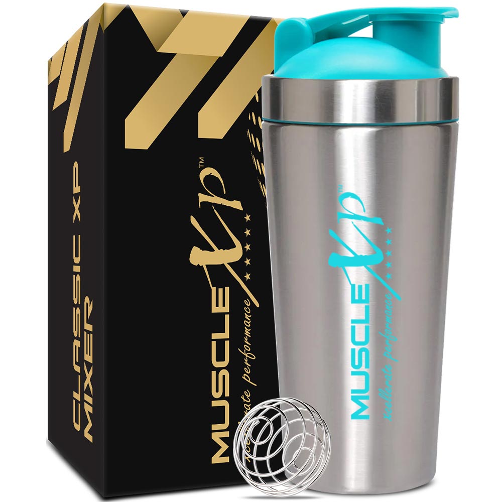 1 - MuscleXP Classic XP Stainless Steel Shaker Blender,  Blue  750 ml 