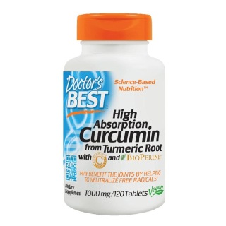 Doctor's Best Curcumin with C3 Complex and BioPerine, 120 tablet(s)