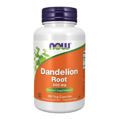 1 - Now Dandelion Root 500 mg,  100 veggie capsule(s) 