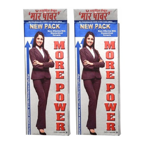 More Power Ayurvedic, 40 capsules - Pack of 2 More Power Ayurvedic, 40 capsules - Pack of 2
