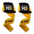 MuscleBlaze Weight Lifting Strap (Tum Nahi Samjhoge), Yellow Free Size