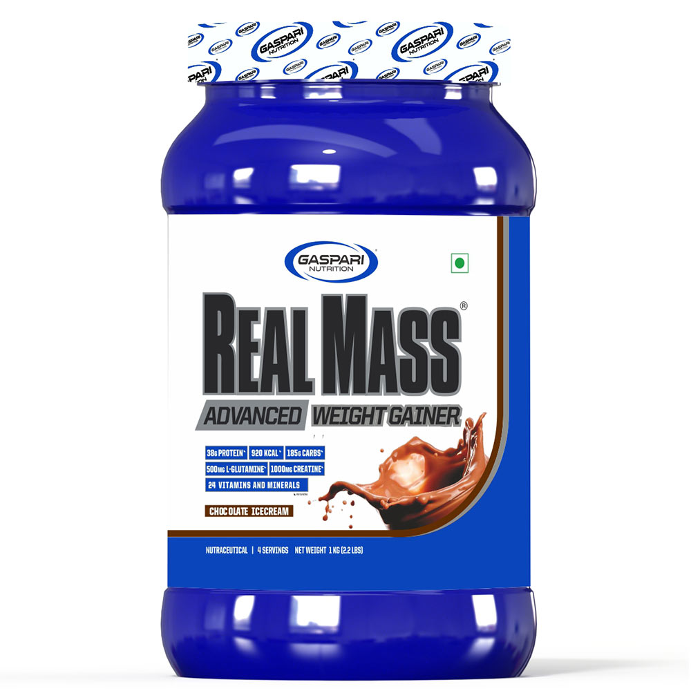 1 - Gaspari Nutrition Real Mass Advanced,  2.2 lb  Chocolate Ice Cream 