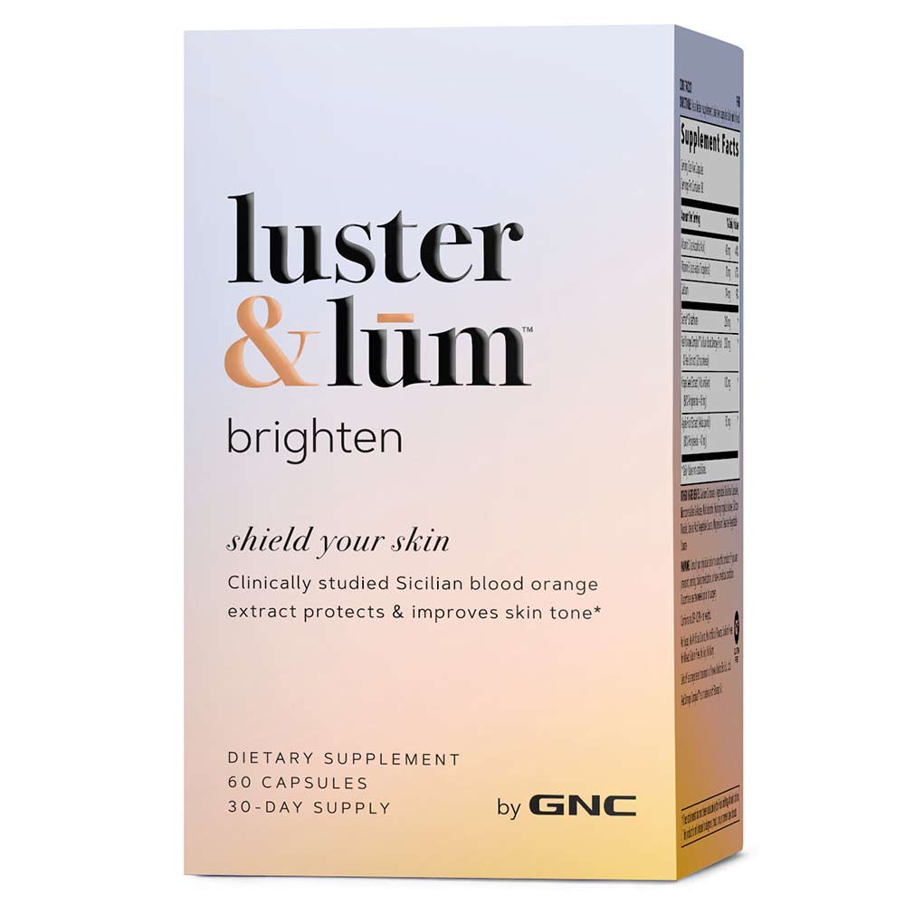 4 - GNC Luster & Lum Brighten,  60 capsules 