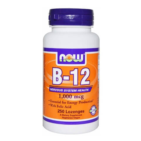 Now B-12 (1000 mcg),  250 chewable tablet(s)  Unflavoured 