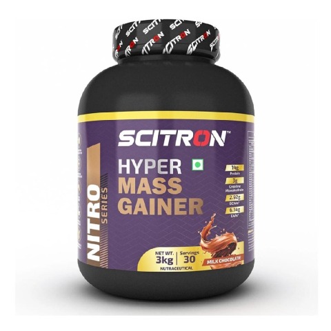 1 - Scitron Hyper Mass Gainer,  6.6 lb  Milk Chocolate 